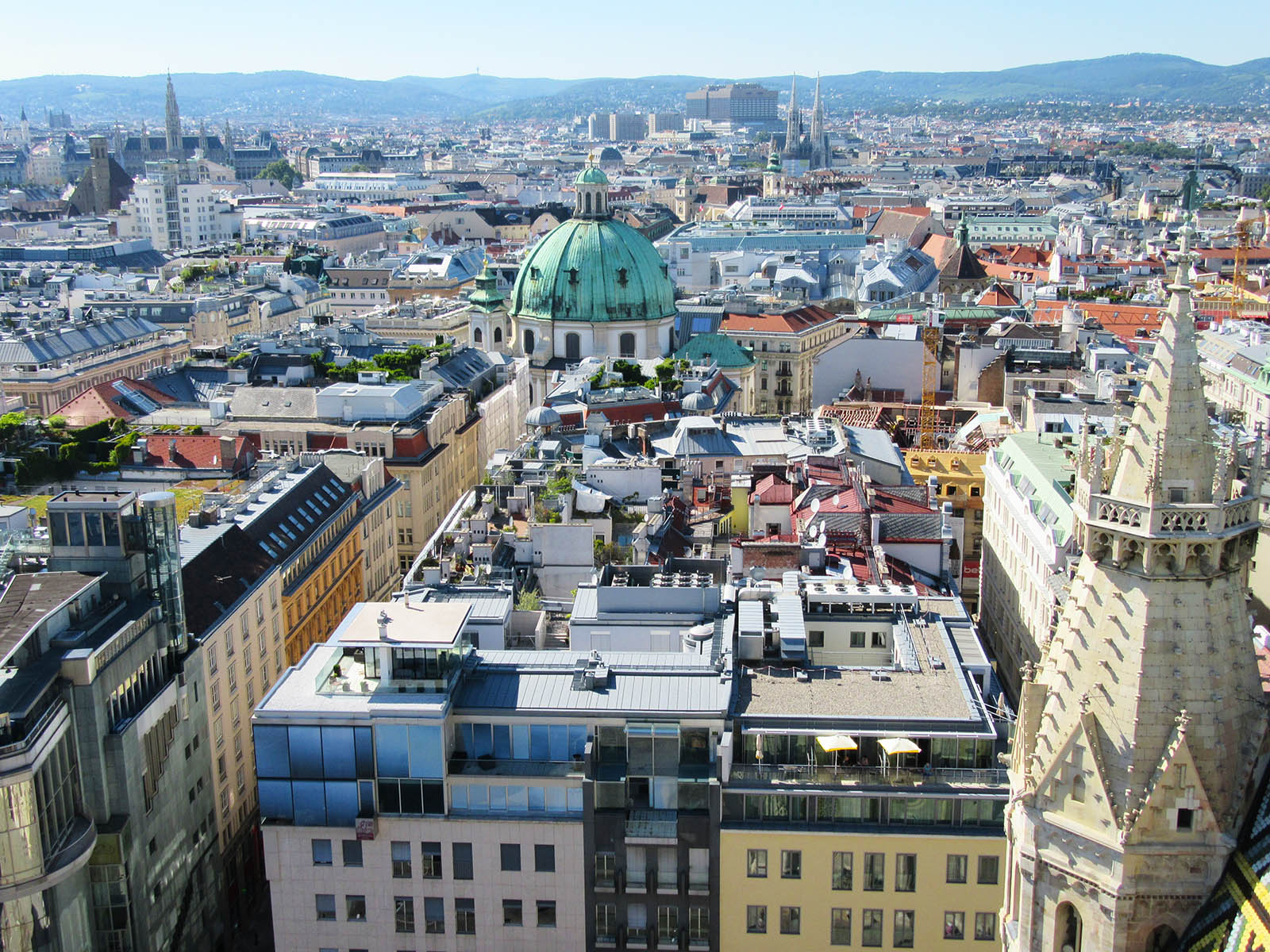 Vienna from above. Credit: Carolina Valenzuela