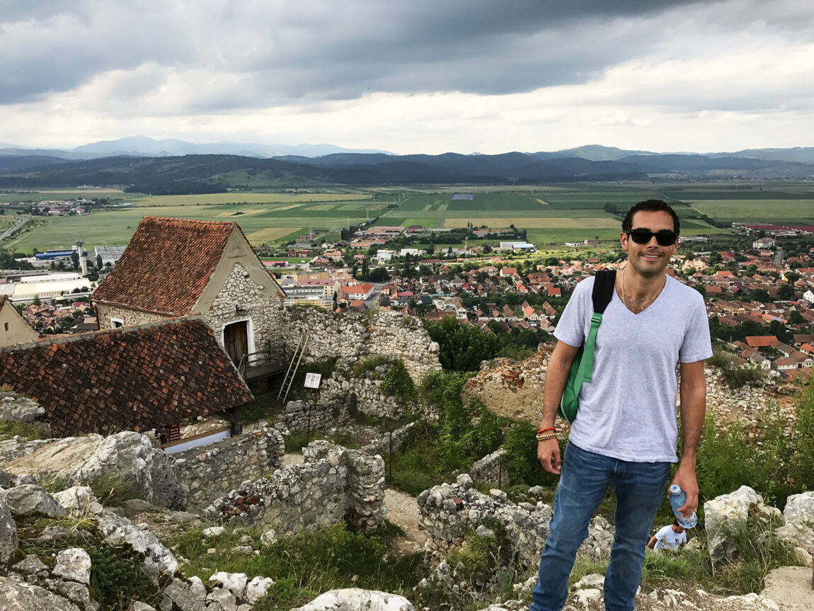 View from the Rasnov fortress. Credit: Carolina Valenzuela