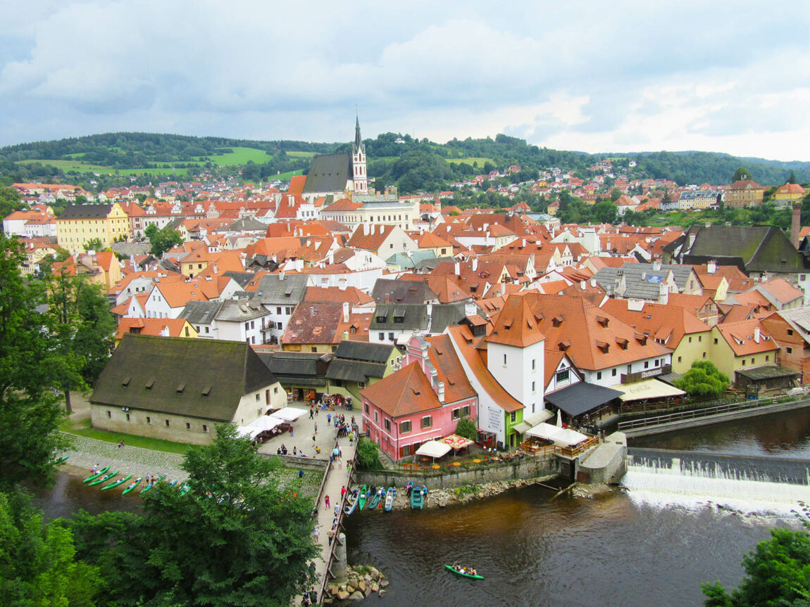 The fairy tale town of Cesky Krumlov. Credit: Carolina Valenzuela