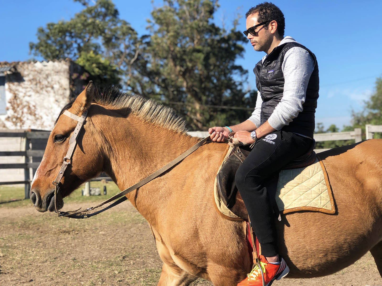 Horseback rididing in Punta Colorada. Credit: Carolina Valenzuela