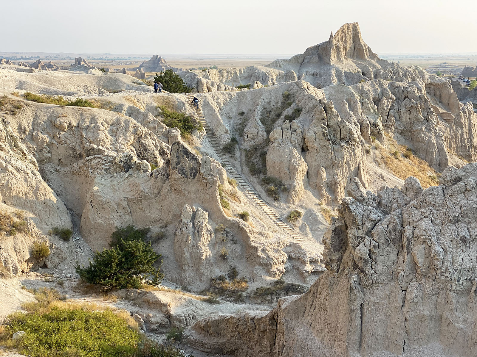 Hiking the Notch Trail. Badlands National Park, South Dakota. Credit: Carolina Valenzuela