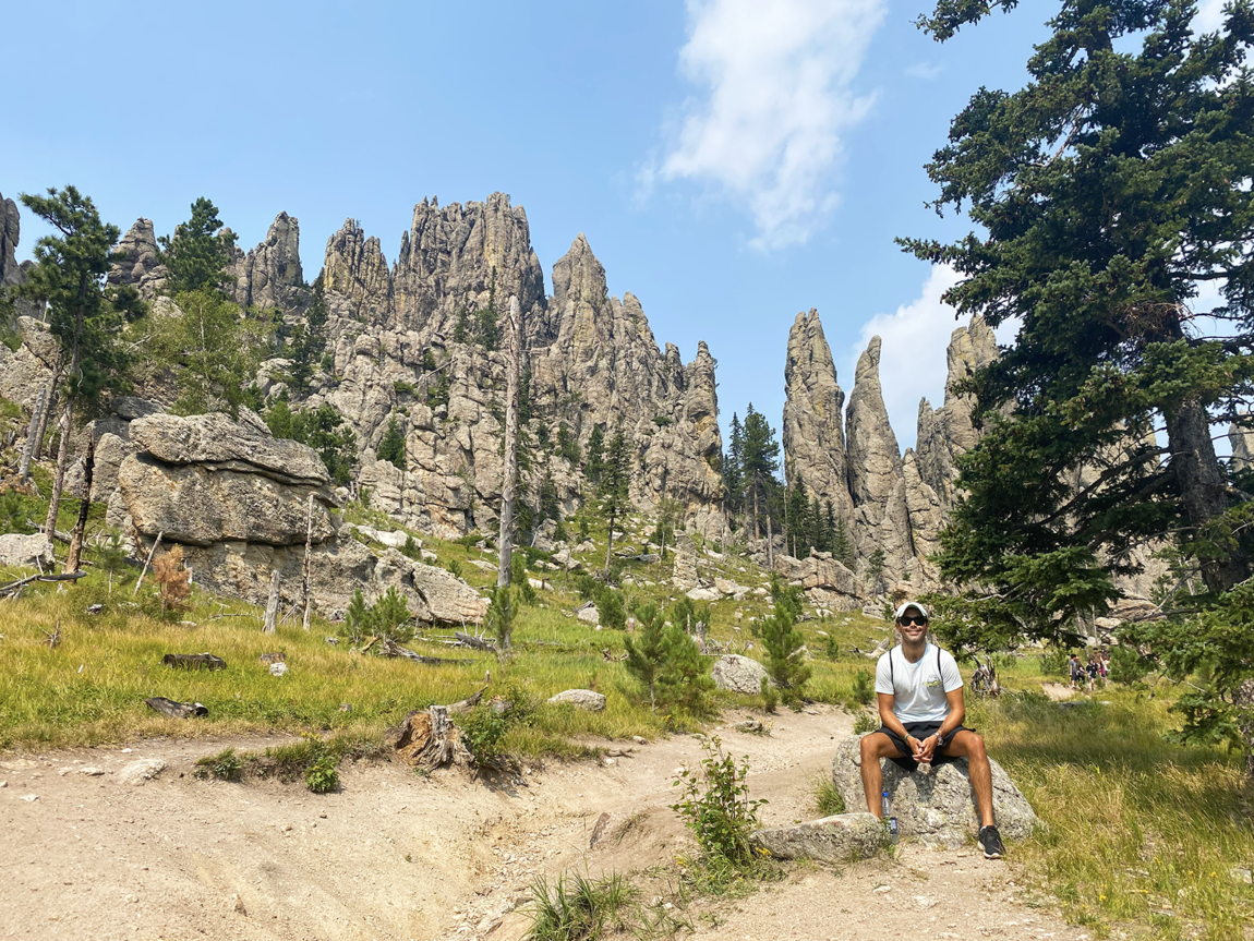 Cathedral Spires trail. Custer State Park, South Dakota. Credit: Carolina Valenzuela