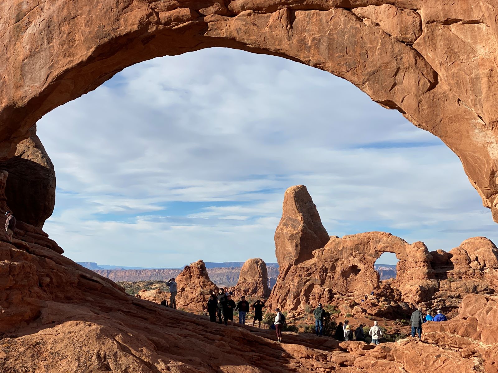 Turret Arch from the North Window. Arches National Park. Credit: Christian Bergara