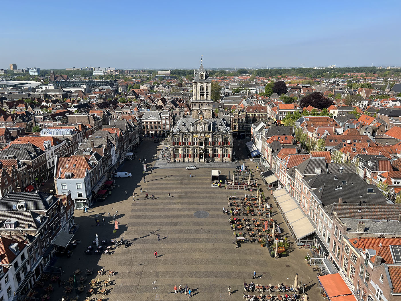 View from the tower of the New Church. Delft, Netherlands. Credit: Carolina Valenzuela