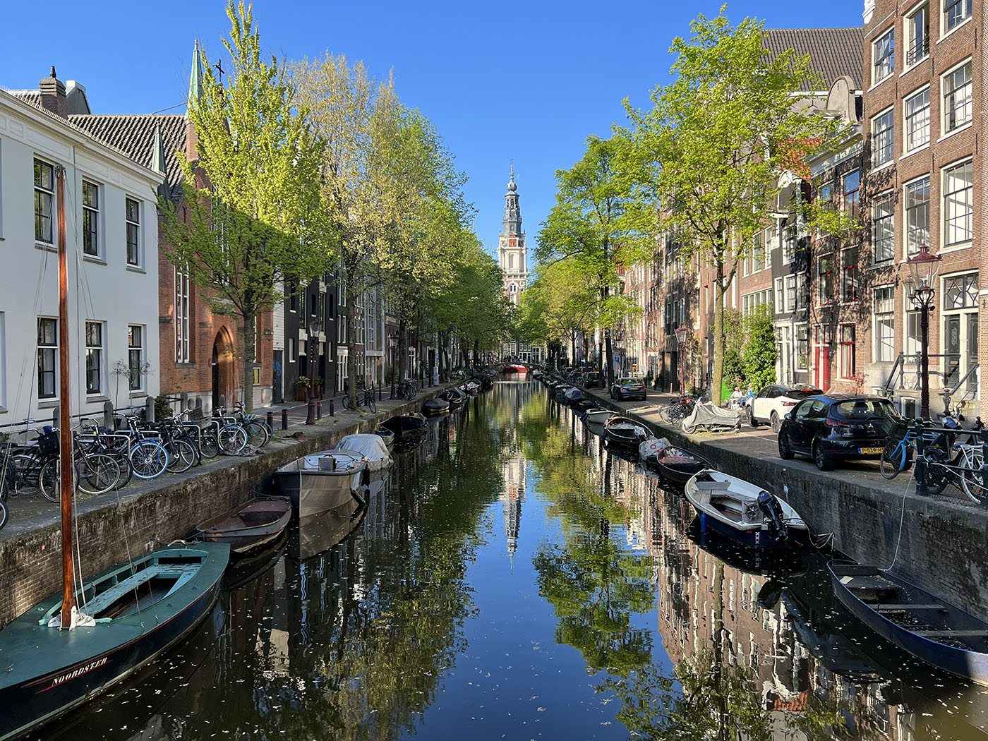 Amsterdam canal reflection. The Netherlands. Credit: Carolina Valenzuela