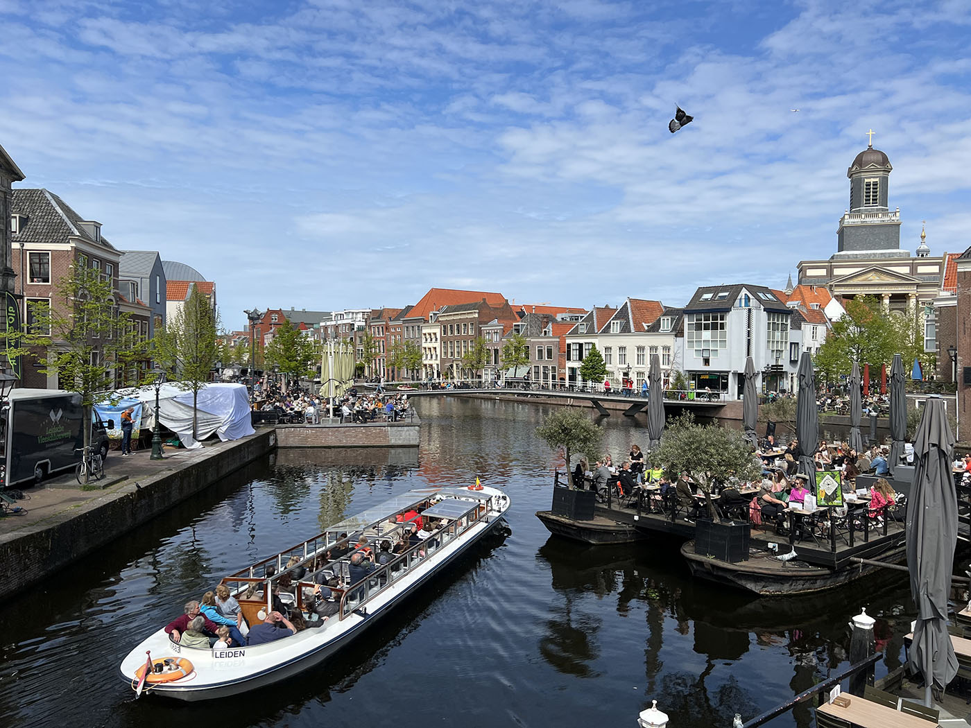 Canal in Leiden. The Netherlands. Credit: Carolina Valenzuela
