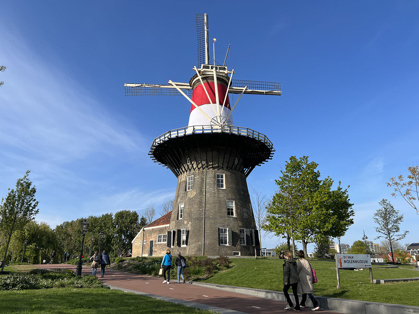Windmill De Valk. Leiden, The Netherlands. Credit: Carolina Valenzuela