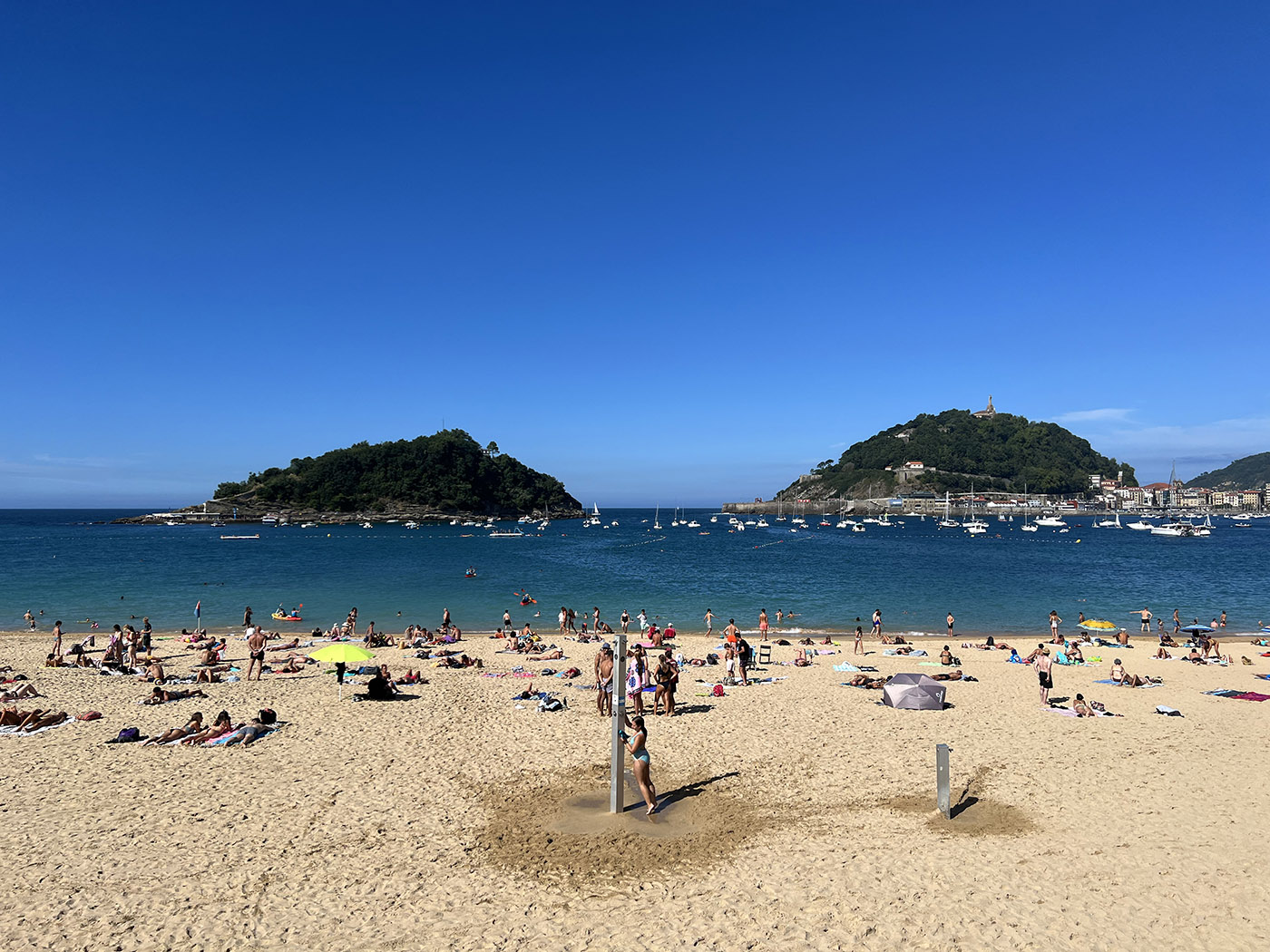 La Concha Beach. San Sebastian, Spain. Credit: Carry on Caro