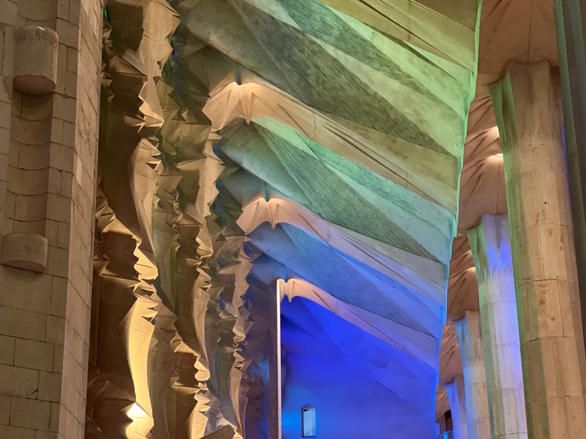 La Sagrada Familia's interior. Credit: Carry on Caro