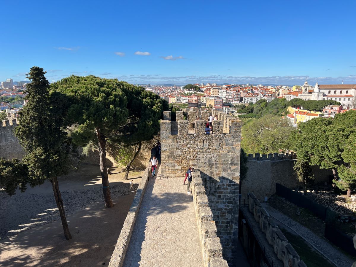 Castelo de São Jorge. Lisbon, Portugal. Credit: Carry on Caro