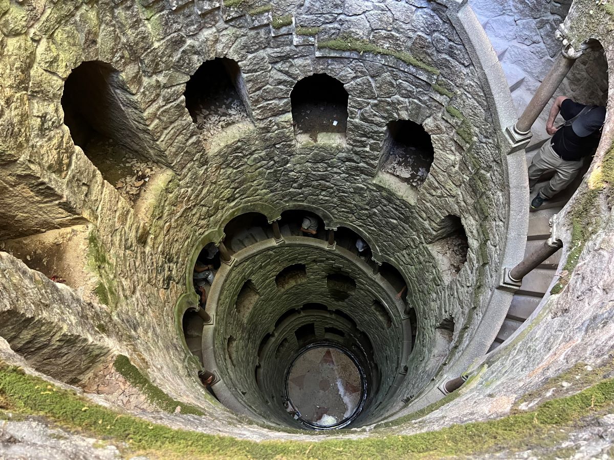 Quinta da Regaleira's initiation well. Sintra, Portugal. Credit: Carry on Caro