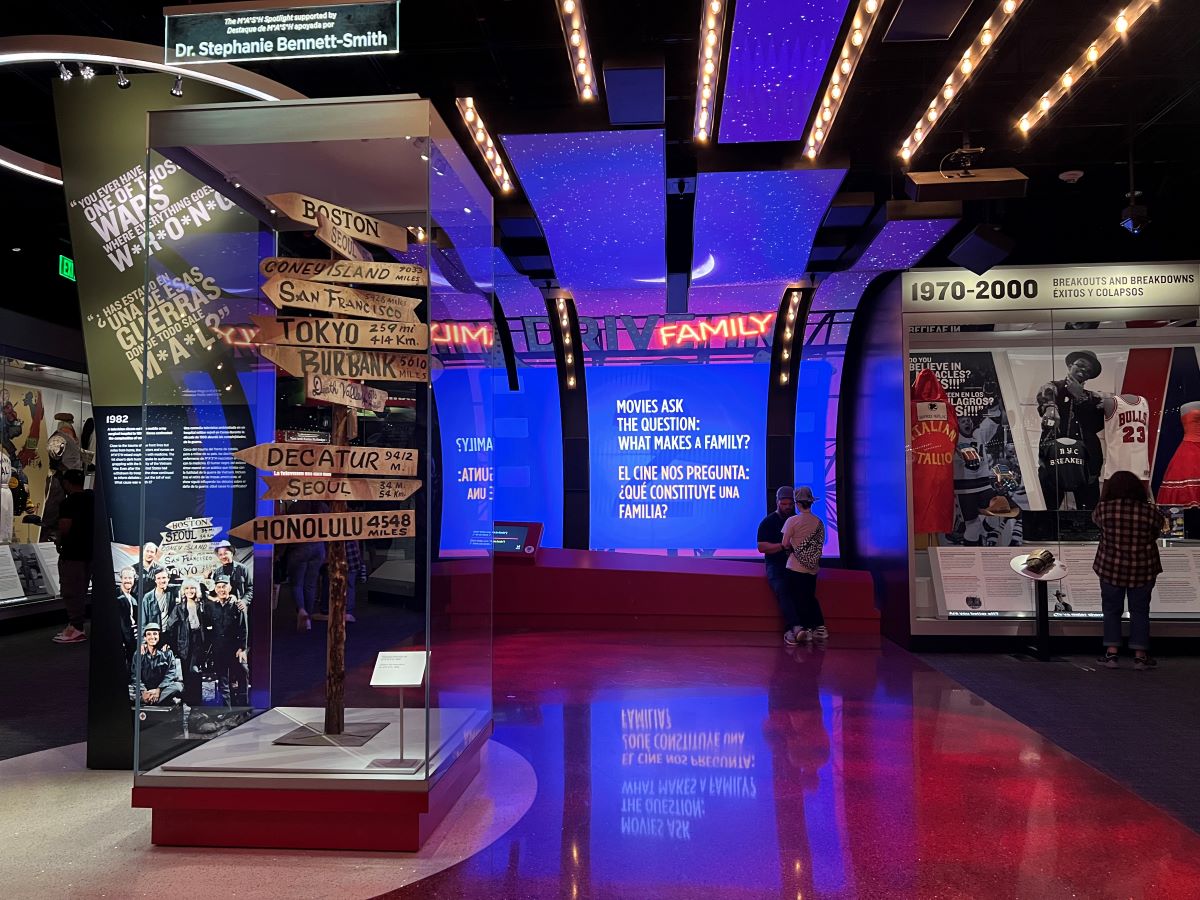Entertainment Nation exhibit. Museum of American history. Washington DC. Credit: Carry on Caro