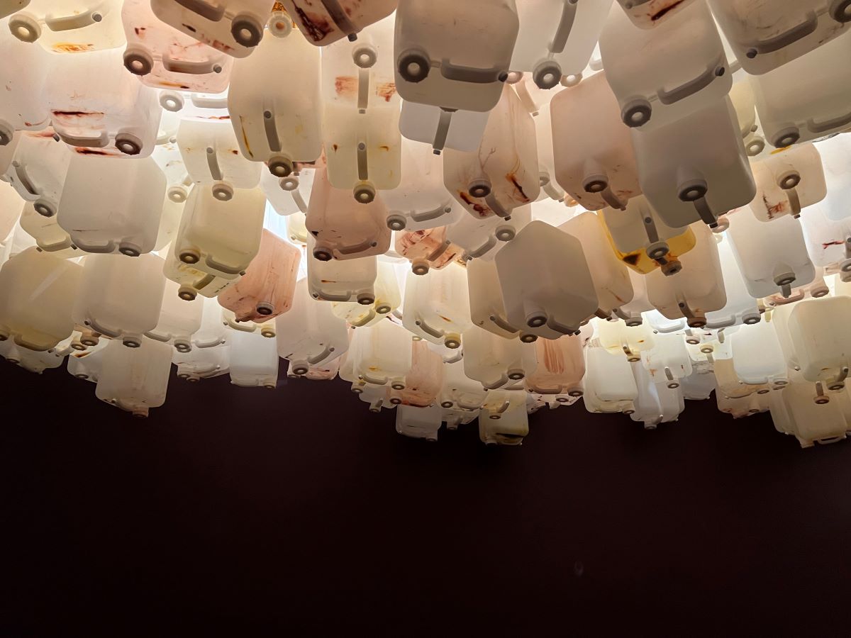 John Akomfrah: Purple exhibit. Hirshhorn museum, Washington DC. Credit: Carry on Caro