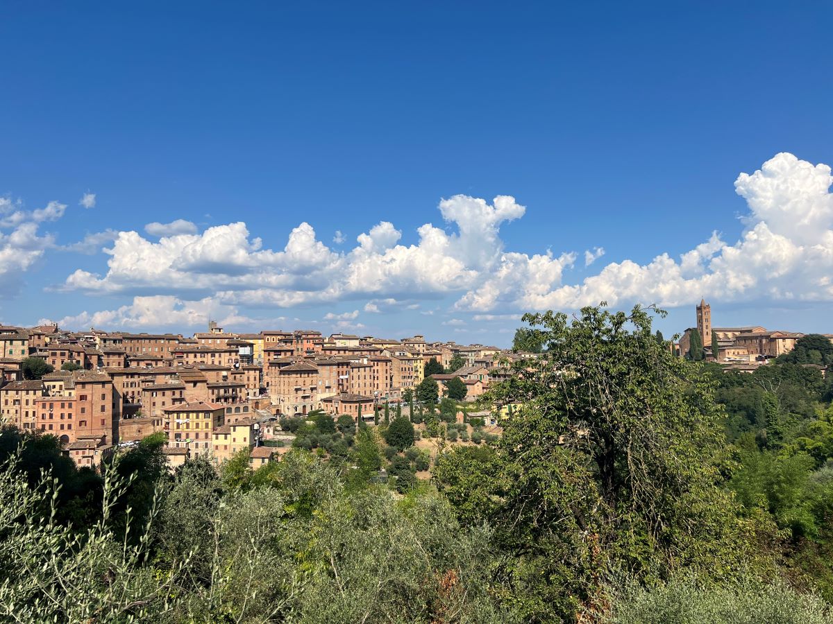 View over Siena, Italy. Credit: Carry on Caro