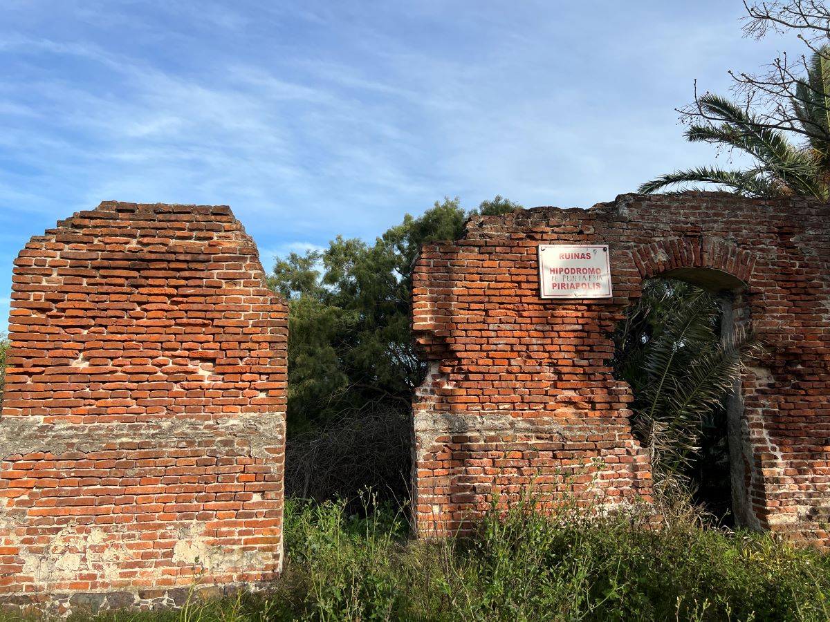 Ruins of the old racecourse. Punta Fría, Uruguay. Credit: Carry on Caro