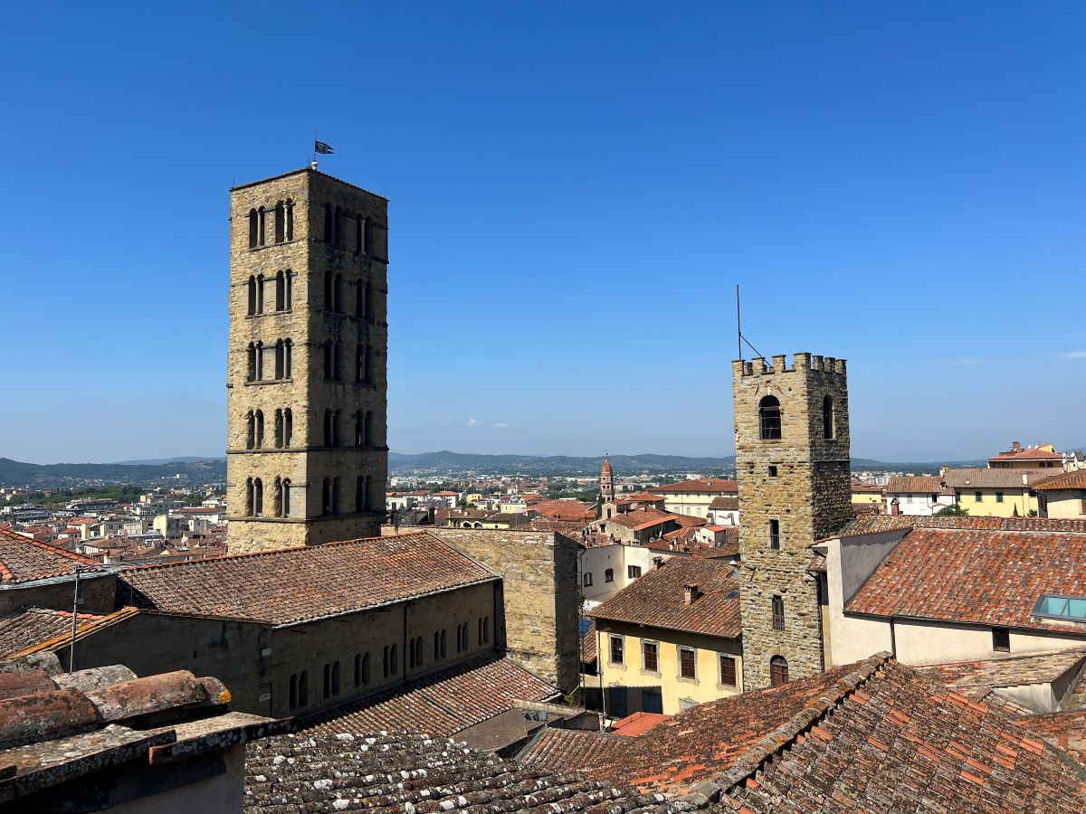 View from the Clock Tower. Arezzo, Italy. Credit: Carry on Caro